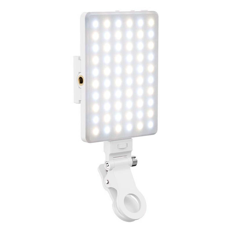 Portable Rechargeable LED Clip-On Selfie Light