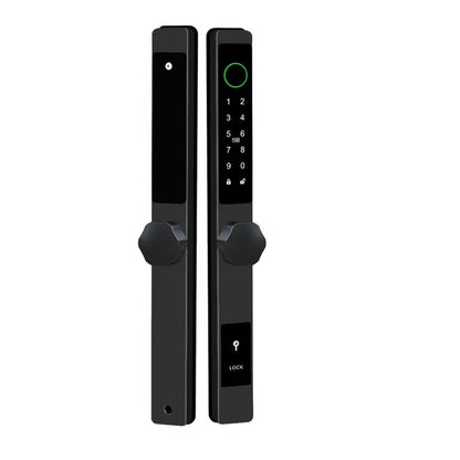 Waterproof Smart Lock – Fingerprint, Password & Card Access for Sliding Doors