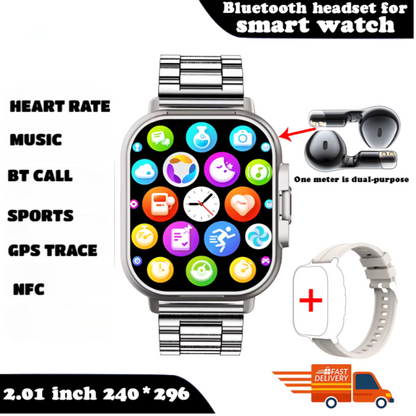 FusionBeat™ 2-in-1 Smartwatch & TWS Earbuds – Wear the Future on Your Wrist