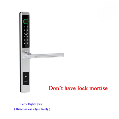 Waterproof Smart Lock – Fingerprint, Password & Card Access for Sliding Doors