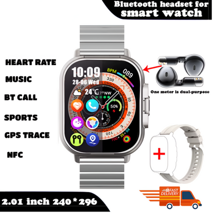 FusionBeat™ 2-in-1 Smartwatch & TWS Earbuds – Wear the Future on Your Wrist